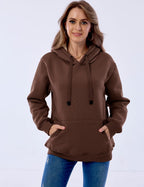 R&B | Damen Freizeit Fleece-Gefütterter Hoodie