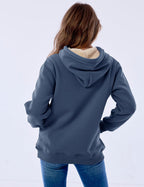 R&B | Damen Freizeit Fleece-Gefütterter Hoodie