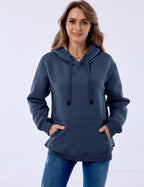 R&B | Damen Freizeit Fleece-Gefütterter Hoodie