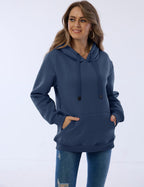 R&B | Damen Freizeit Fleece-Gefütterter Hoodie
