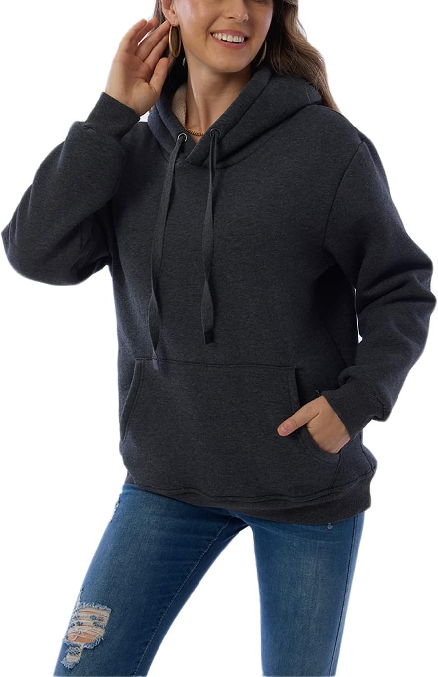 R&B | Damen Freizeit Fleece-Gefütterter Hoodie