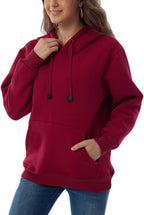 R&B | Damen Freizeit Fleece-Gefütterter Hoodie