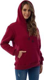 R&B | Damen Freizeit Fleece-Gefütterter Hoodie