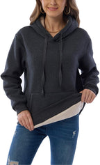 R&B | Damen Freizeit Fleece-Gefütterter Hoodie
