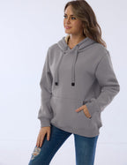 R&B | Damen Freizeit Fleece-Gefütterter Hoodie