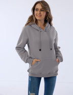 R&B | Damen Freizeit Fleece-Gefütterter Hoodie
