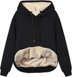 R&B | Damen Freizeit Fleece-Gefütterter Hoodie