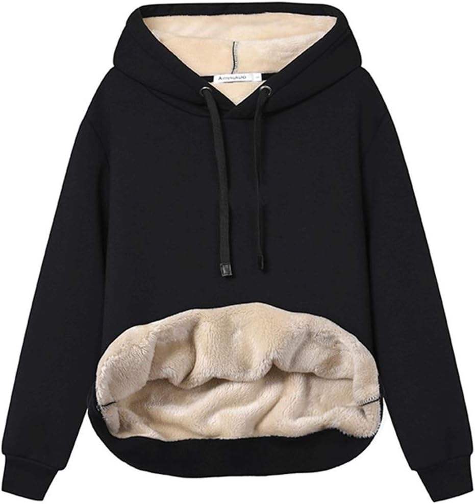 R&B | Damen Freizeit Fleece-Gefütterter Hoodie