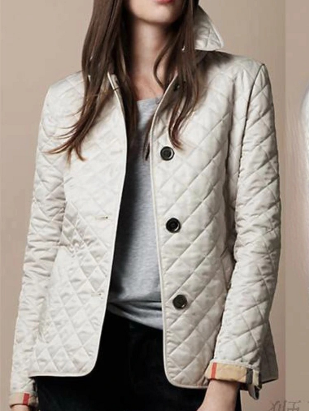 R&B | Damen Freizeit Steppjacke mit umgeschlagenem Kragen
