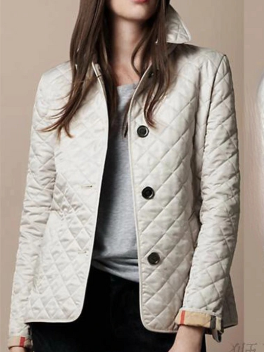 R&B | Damen Freizeit Steppjacke mit umgeschlagenem Kragen