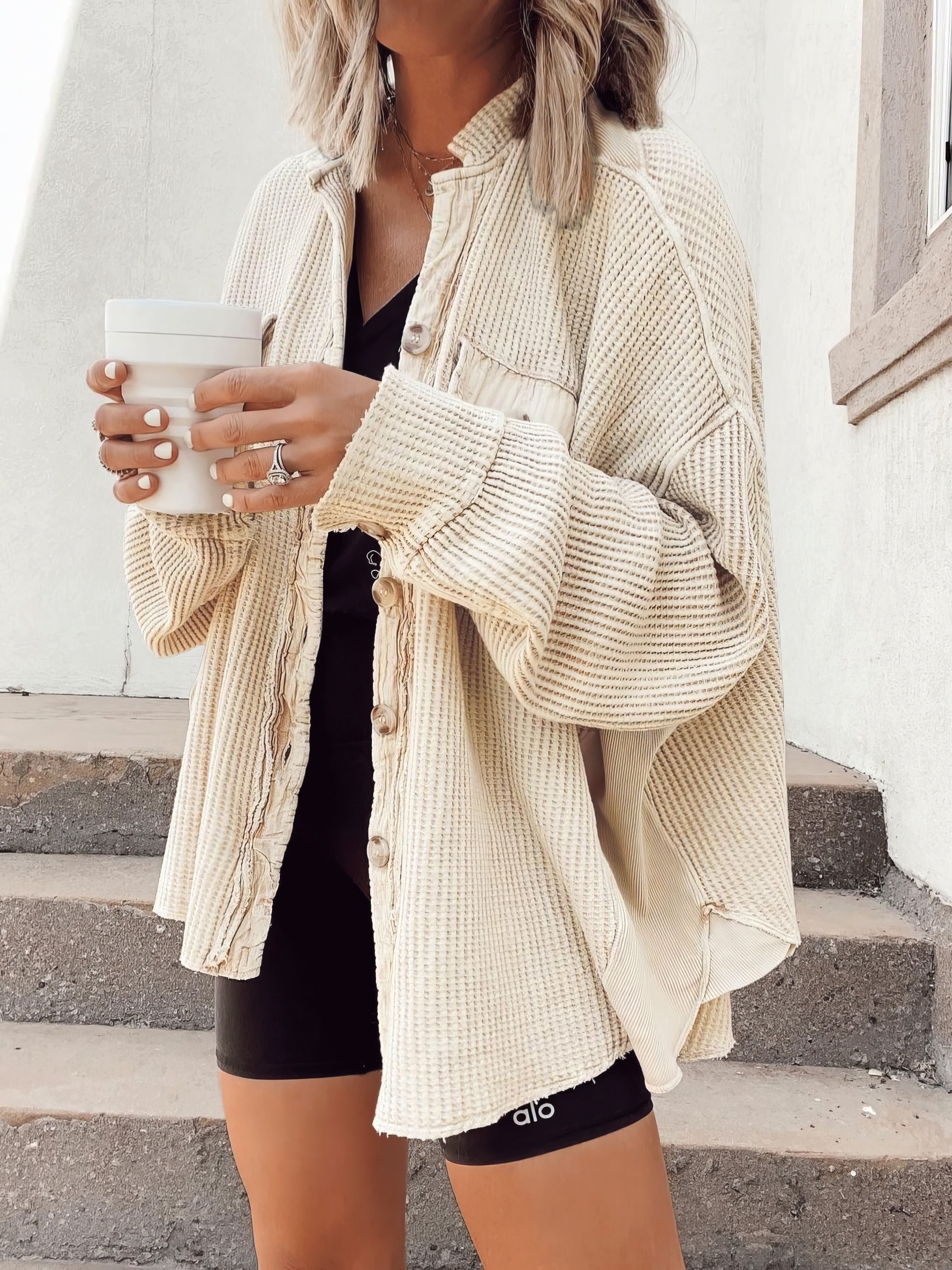 R&B | Lässige Hemdjacke Aus Weichem Stoff