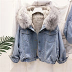 R&B | Damen Denim Winterjacke - Stilvoll & Warm