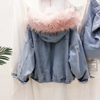 R&B | Damen Denim Winterjacke - Stilvoll & Warm