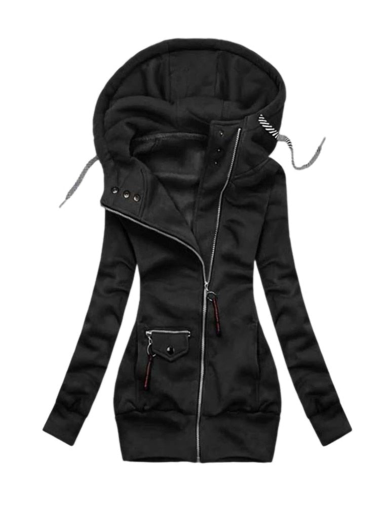 R&B | Damen Langer Hoodie - Bequem und Stylisch