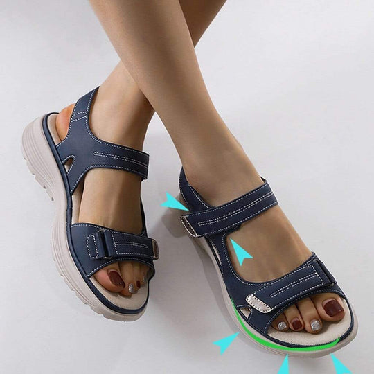 R&B | Orthopädische Sandalen für Damen – Verstellbare Riemen für Optimalen Komfort