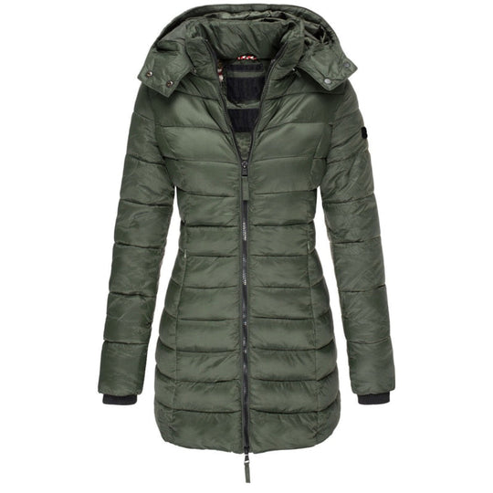 R&B | Damen Parka mit Kapuze und Daunenfüllung
