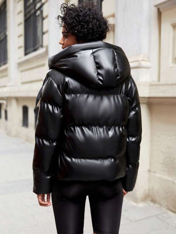 R&B | Damen Puffjacke mit Kapuze