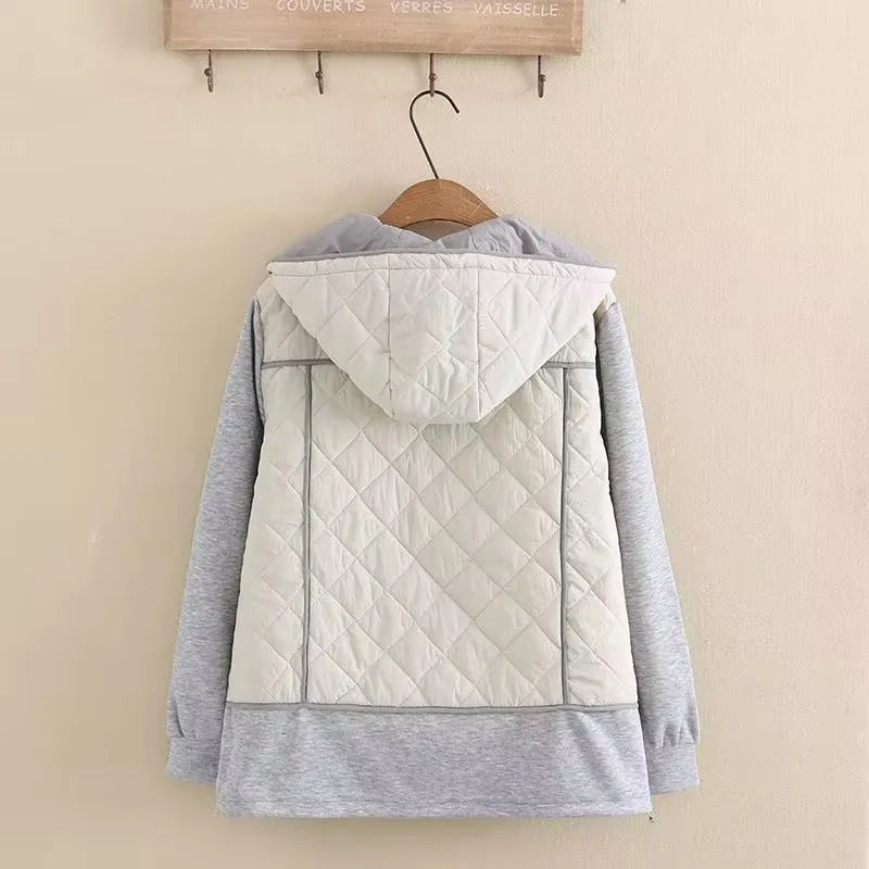 R&B | Damen Stepp-Hoodie - Übergröße - Warm & Stylisch