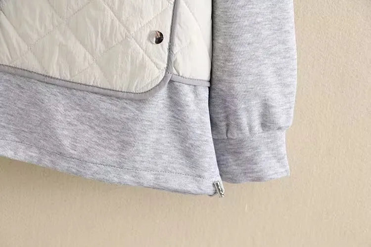 R&B | Damen Stepp-Hoodie - Übergröße - Warm & Stylisch
