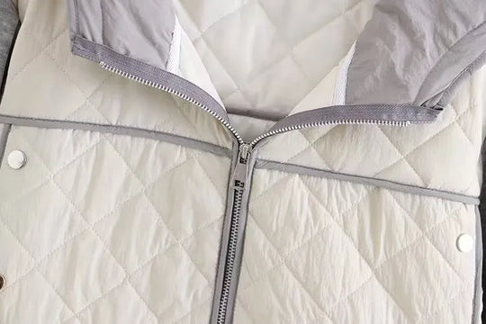 R&B | Damen Stepp-Hoodie - Übergröße - Warm & Stylisch