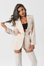 R&B | Damen V-Ausschnitt Mantel - Stilvoll und Elegant