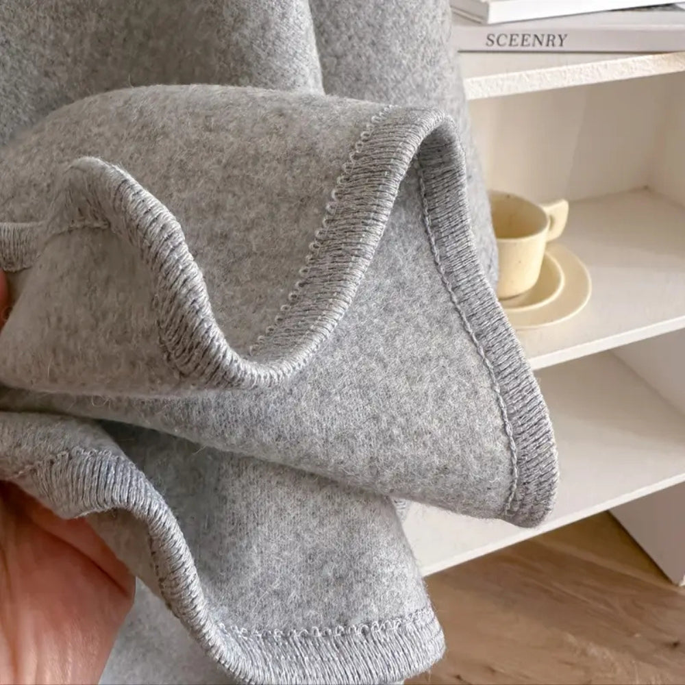 R&B | Damen Winddichter Poncho Schal Mantel