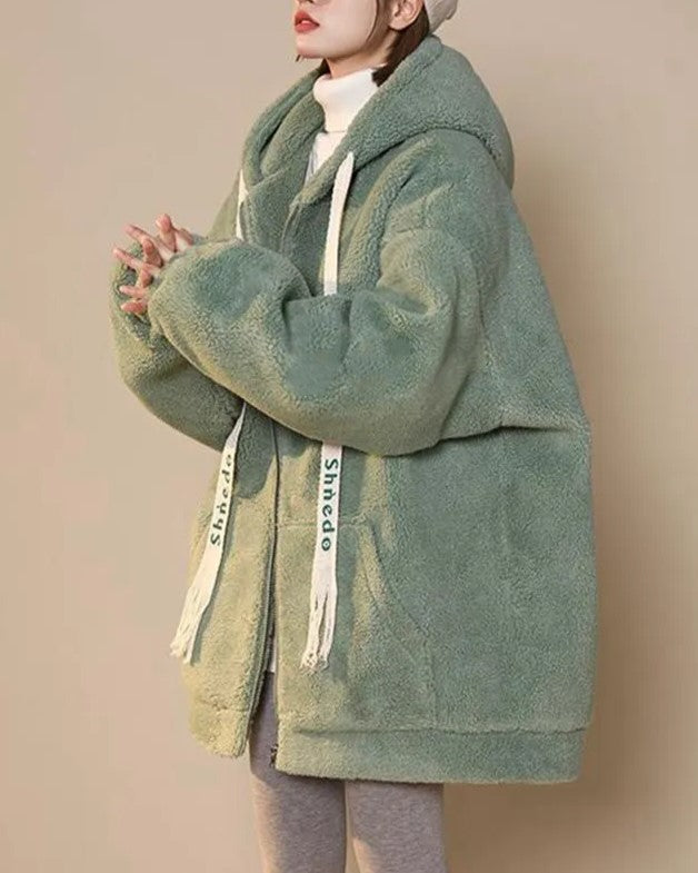 R&B | Damen Winter Fleecejacke - Oversized & Warm