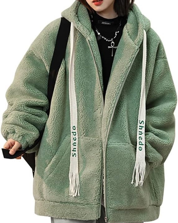 R&B | Damen Winter Fleecejacke - Oversized & Warm