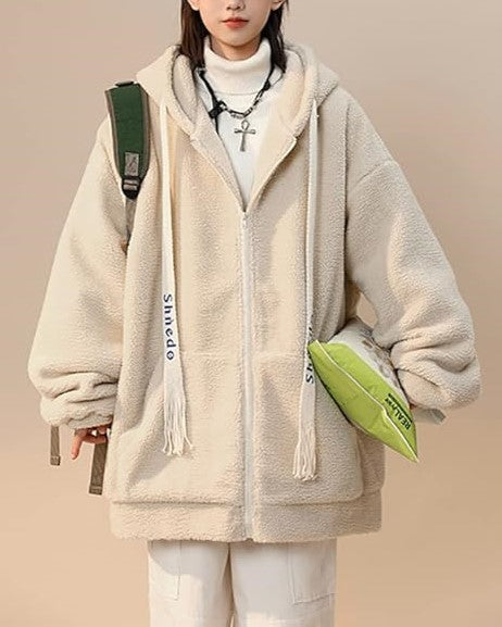 R&B | Damen Winter Fleecejacke - Oversized & Warm