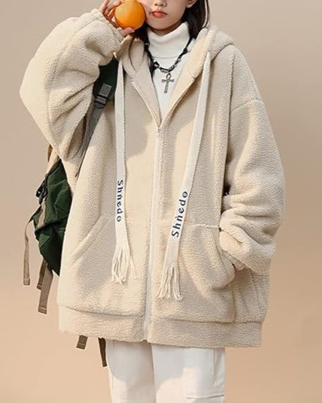 R&B | Damen Winter Fleecejacke - Oversized & Warm