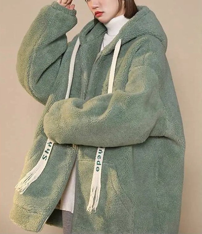 R&B | Damen Winter Fleecejacke - Oversized & Warm