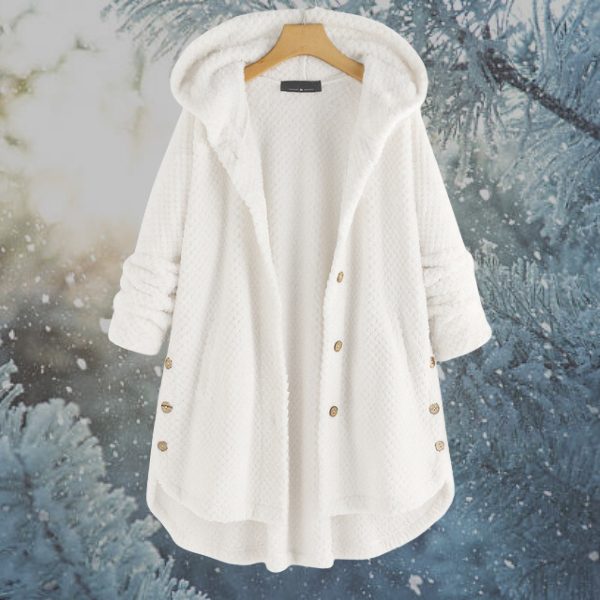 R&B | Damen Winter Fleecejacke mit Kapuze