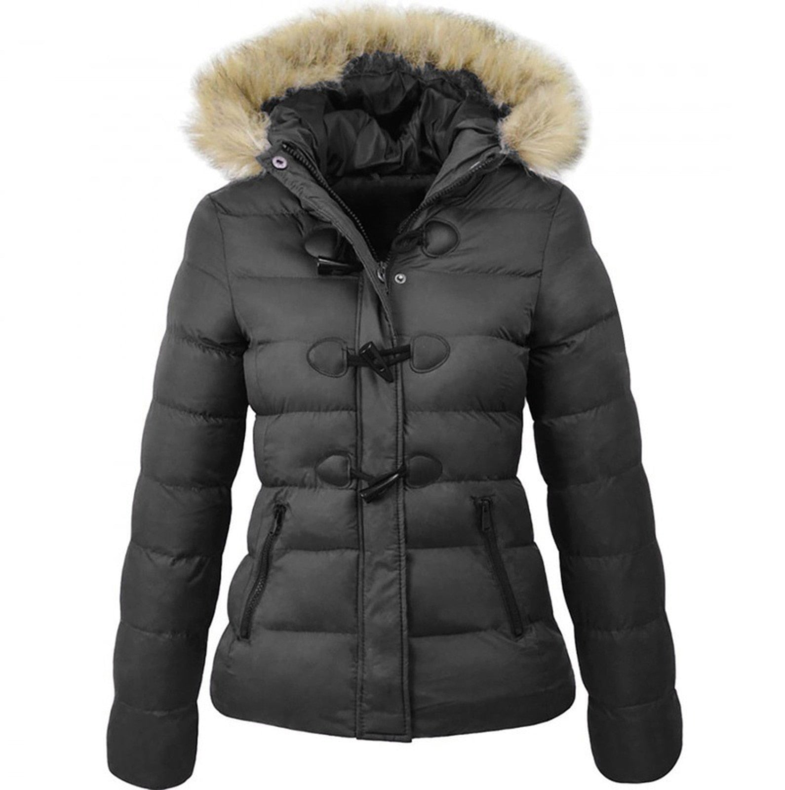 R&B | Damen Winterjacke - Warm mit Kragen