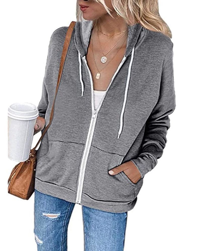 R&B | Damen Reißverschluss Hoodie