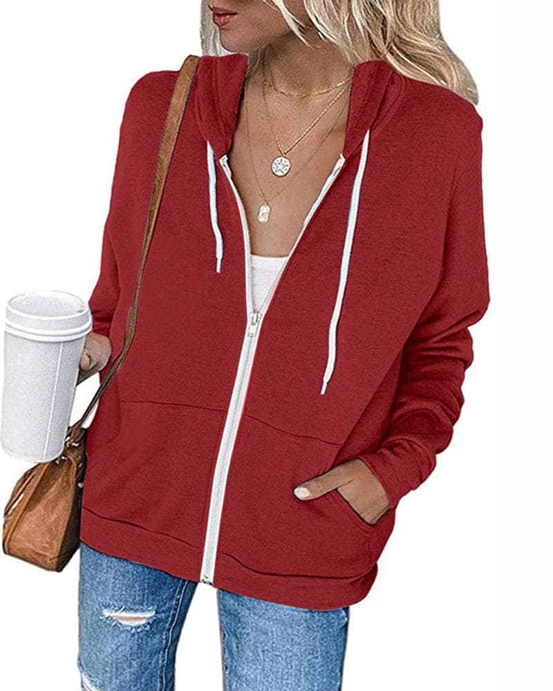R&B | Damen Reißverschluss Hoodie