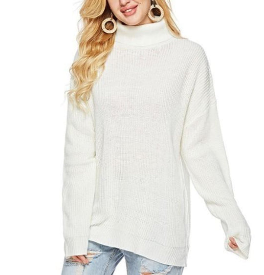 R&B | Rollkragenpullover Weicher Strick Lässiger Komfort