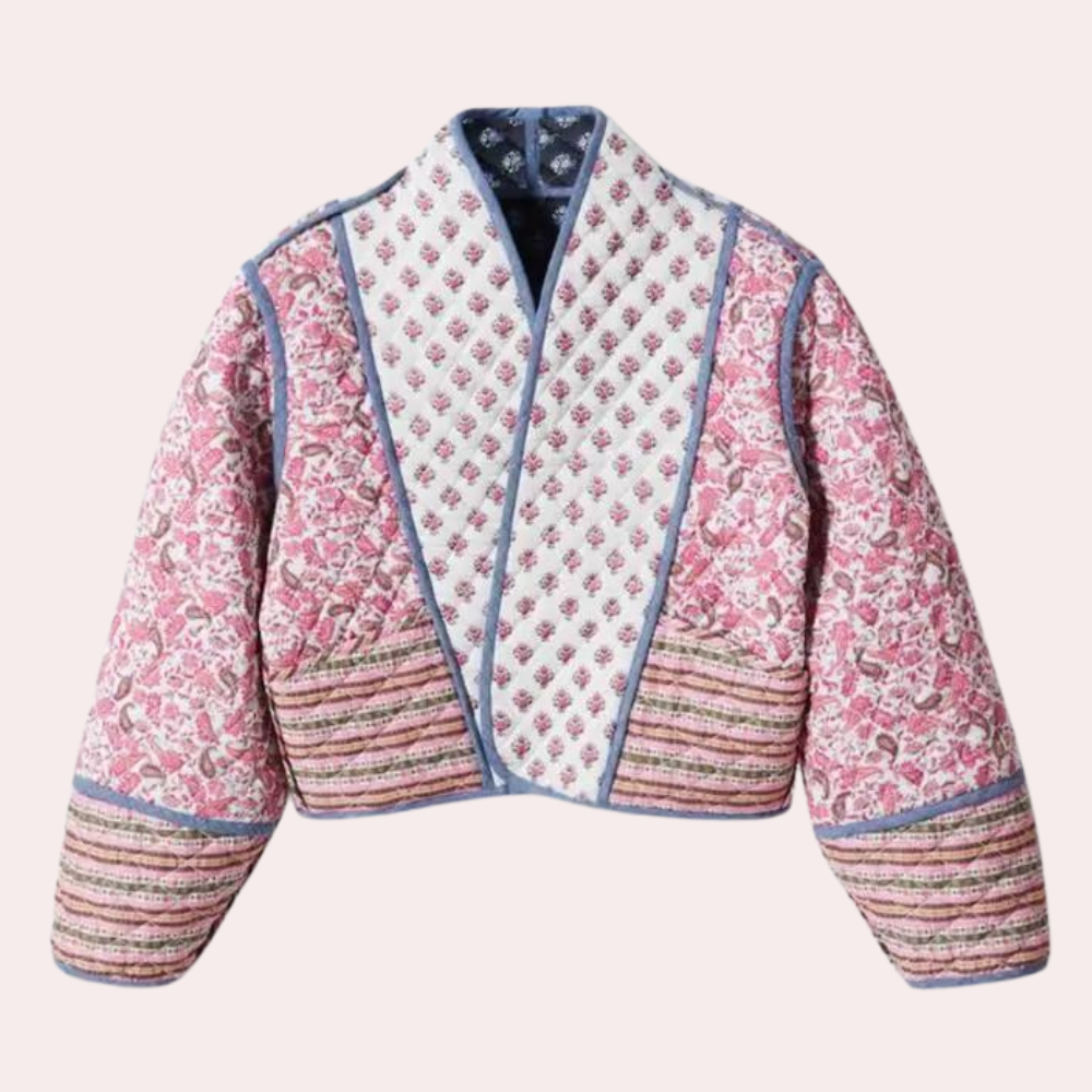 R&B | Kurze Blumenjacke für Damen für den Herbst