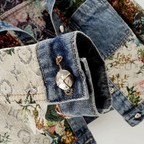 R&B | Elegante Blumen Denimjacke für Damen für den Herbst