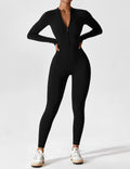 R&B | Lange Ärmel/Kurze Ärmel Reißverschluss Jumpsuit für Frauen