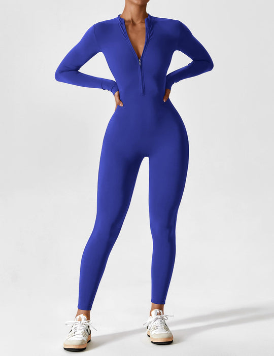 R&B - Schicker Herbst-Overall mit Stehkragen und Reißverschluss für Frauen