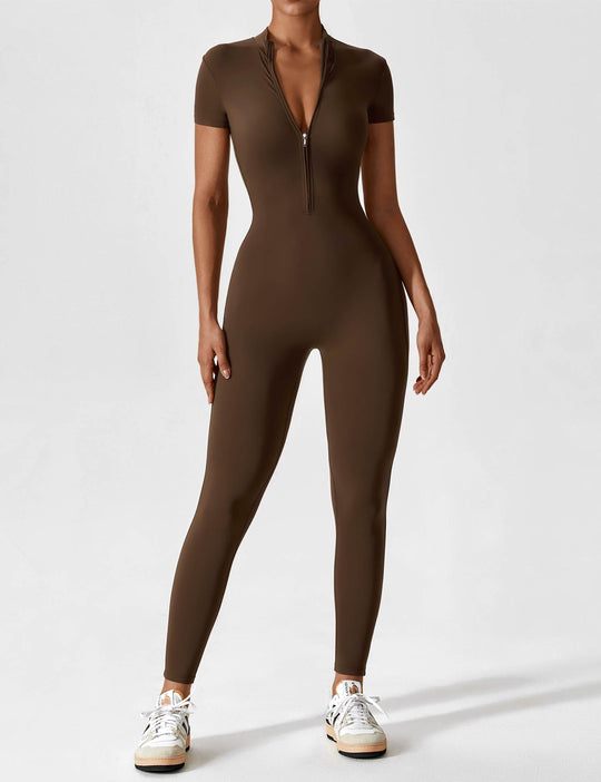 R&B - Schicker Herbst-Overall mit Stehkragen und Reißverschluss für Frauen