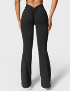 R&B | Ausgestellte Leggings mit V-Ausschnitt