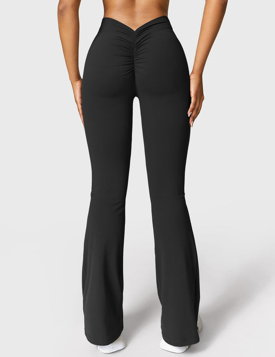 R&B | Ausgestellte Leggings mit V-Ausschnitt