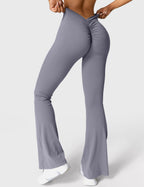 R&B | Ausgestellte Leggings mit V-Ausschnitt