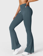 R&B | Ausgestellte Leggings mit V-Ausschnitt