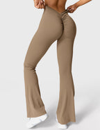R&B | Ausgestellte Leggings mit V-Ausschnitt