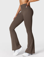 R&B | Ausgestellte Leggings mit V-Ausschnitt