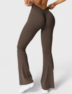 R&B | Ausgestellte Leggings mit V-Ausschnitt