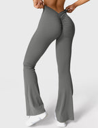 R&B | Ausgestellte Leggings mit V-Ausschnitt