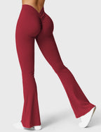 R&B | Ausgestellte Leggings mit V-Ausschnitt